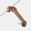 New Trendy New Soleo Copper Brushed 70x90x195 cm kabina wspornik skośny miedź szczotkowana/szkło przejrzyste K-2283